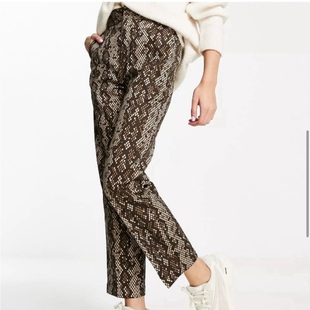 Dickies Brown Patterned Straight Leg Pants